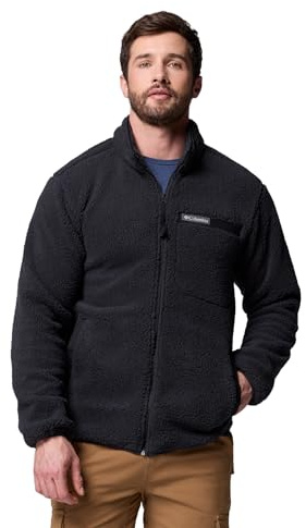 Columbia Rugged Ridge Herren-Fleecejacke mit hohem Flor, durchgehendem Reißverschluss, 1 Stück