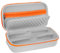 LEFOR·Z Kabellose Mikrofonhülle, kompatibel mit JBL Wireless Two Mikrofon-System, tragbare Handheld-Dual-Mikrofon-Reisetasche, Aufbewahrungsbox für Empfänger, Adapter, AA-Batterien, Grau (nur Box)