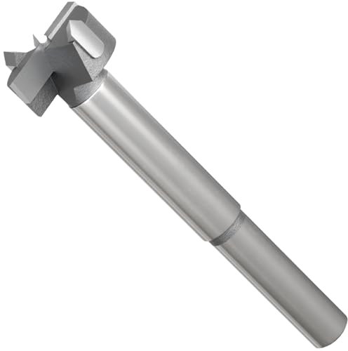 CSOOM Forstner Broca Forstner de 18 mm para madera, brocas Forstner con vástago redondo, accesorios para taladro