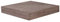 Velano - Wandregal, Regalboden, Schweberegal, Hängeregal mit natürliches Furnier - 1 Stück, 23x23 cm, Walnussfurnier - Regale für Küche, Badezimmer, Wohnzimmer, Schlafzimmer - VIILU