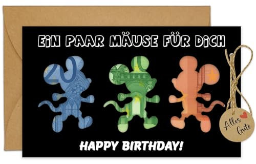 JOYEASE Geldgeschenke Geburtstag, Lustige Geburtstagskarte Mann mit Umschlag, Geldgeschenk Verpackung, Teenager Jungen Geschenk