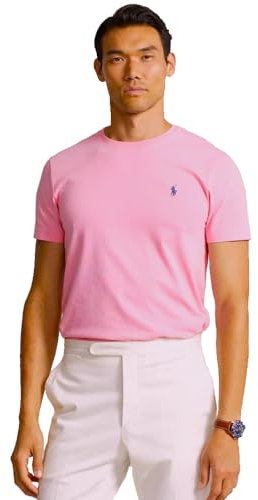 Ralph Lauren T-shirt en tricot Custom Slim Fit, rose, L