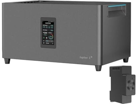 MARSTEK JUPITER C Plus, 2.56kWh Speicher für Balkonkraftwerk, 4 MPPT 2400W Solareingang, All-in-One Stromspeicher mit Mikroinverter, Erweiterbar auf 10.24kWh Kapazität, IP65, 6000 Ladezyklen