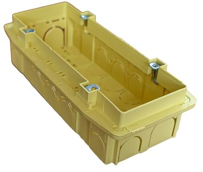 1 Pezzo Scatola 506/507 Da Incasso 185x87x53,5mm, Rettangolare Per 6/7 Moduli, Cassetta Da Incasso, Montaggio A Parete, Scatola di Distribuzione e Derivazione
