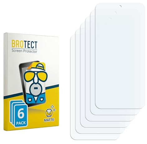 BROTECT Schutzfolie für Xiaomi Poco F8 Ultra 5G | 6 Stück Entspiegelnder Displayschutz Made in Germany Matte Displayschutz-Folie Anti-Reflex Anti-Fingerprint Einfache Montage