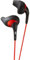 JVC Gumy Sports Headphones Sweatproof In-Ear Earphones - Black/Red