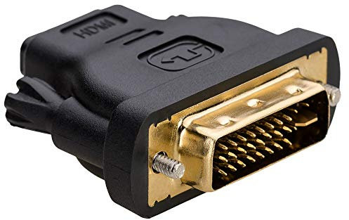 AKYGA AK-AD-03 - Adaptador de Cable (HDMI, DVI 24+5, Macho/Hembra, Negro)