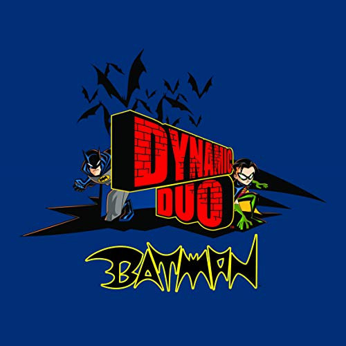 Batman Kissen, Baumwolle, Marineblau, 40x40x15 cm