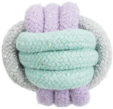 TRIXIE 32810 Junior Knoten-Ball, Tau, ø 6 cm