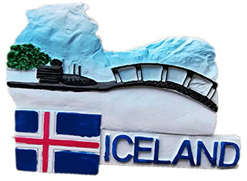 3D-Kühlschrankmagnet, Island-Kühlschrankmagnet, Reise-Souvenir-Geschenk, Dekoration für Zuhause und Küche, Island-Kühlschrankmagnet