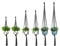 Macrame plant hanger, 6 Pack Black Indoor Outdoor Hanging Planter Flower Pot Basket Hanging Cotton Rope Handmade Wall Hanging Plant Holders (60cm *2, 80CM *2, 100cm*2)