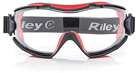 RILEY Velia Eyewear Safety Goggles Adult - Anti-Fog & Anti-Scratch UV Resistant Lens, Adjustable and Lightweight UK CA Certified