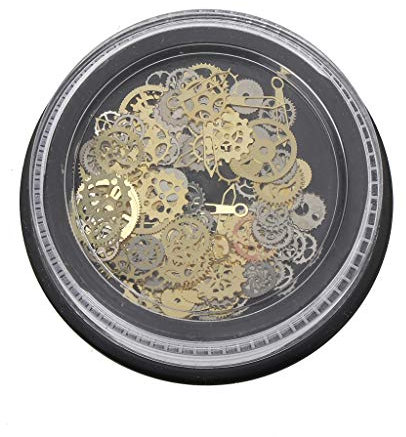 angelliu Moule Époxy DIY 60pcs Mixtes Steampunk Roule Le Cadre UV De Charme De Main D'engrenages Moulle en Silicone Resine Une Résine