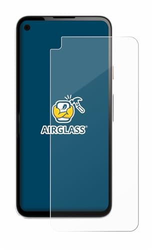 BROTECT Schutzglas für Google Pixel 4a Schutzfolie Panzer Folie Glas Displayschutz Made in Germany [Kratzfest 9H, Anti-Fingerprint,Transparent]