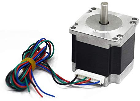 Iverntech Nema 23 Schrittmotor 57x56mm Gehäuse 1.8 Schrittwinkel 2.0A 2-phasig 4-adrig mit 1M Kabel für 3D-Drucker, CNC-Maschine und Robotik