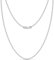 LeCalla Links Sterling Silber Italienisch Schmuck 1,2 MM, 1,50 MM, 2 MM, 3 MM Kugelkette Halskette für Teenager Frauen und Männer (16, 18, 20, 22, 24 Zoll)