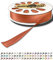 Sandras-Bastelladen Schrägband/Einfassband Satin gefalzt 20m x 20mm 693-Orange