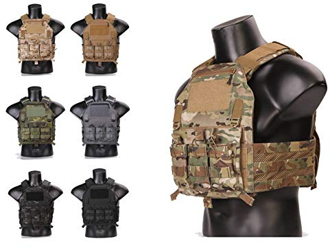 Emerson 420 PLate Carrier Military Tactical Vest Molle Combat Vest (Black)