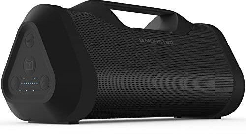 MONSTER - Blaster 3.0 - Boombox Bluetooth - Basses Surpuissantes - Batterie 5200 mAh - Mode Intérieur et Extérieur - Résiste à l'Eau - 120 Watts - Noir