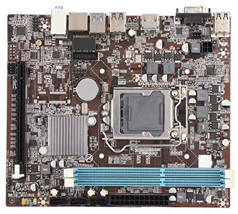 Dpofirs Carte Mère de Jeu H110D3 DDR3, Plate-Forme CPU pour Core 6th et 7th Génération, Socket CPU LGA 1151, DDR3 1600/1333/1066 MHz (RJ45 + HD + USB)