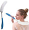 YUYTE Brosse dos douche long manche,39 cm,brosse dos brosse douche,poignée incurvée antidérapante pour personnes âgées, aide aux femmes enceintes, au bain et à la douche