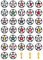 30 x Pre Cut World Cup Flags Football Cupcake Toppers/Decorations Edible Wafer Paper