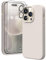 GONEZ for iPhone 14 Pro Case, Compatible with Magsafe, with Screen Protector + Camera Lens Protector, Soft Anti-Scratch Microfiber Lining, Shockproof Liquid Silicone Phone Cover, Stone