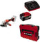 Einhell Professional Akku-Winkelschleifer AXXIO 18/125 Power X-Change (18 V, Ø 125 mm, 33 mm Schnitttiefe, Brushless, inkl. 5,2 Ah Akku, Fastcharger und Koffer, ohne Trennscheibe)