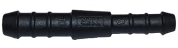 1, 2, 3, 5 ou 10 raccords de tuyau de 10 mm à 8 mm droits réduits PA GF30 noir (2)