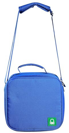 UNITED COLORS OF BENETTON., Bolsa almuerzo 23 x 22 x 13.5 cm, rpet e insolación de aluminio azul outdoor be