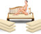 Outdoor Garden Bench Cushion Seat Pad for 2/3/4 Seater Patio Furniture Waterproof Swing, Hammock, Rattan Sofa 108/140/170cm Long Bench Chair Cushions Pad (2 Seater 108cm x 45cm x 5cm, Cream)