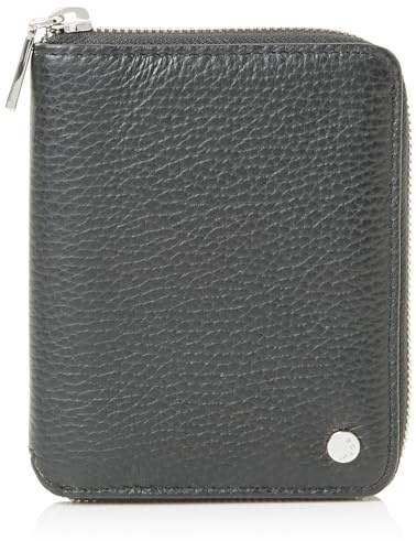 ABRO Geldbörse 030817-37/18 Black/Nickel Uni Uni Erwachsene, Nickel