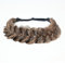 TOECWEGR Extensions Haarband Haarreifen Zopf Geflochten Classic Chunky Wide Plaited Wedding Fluffy Braids Wig Women Girl Beauty Accessory (B-Typ 3)