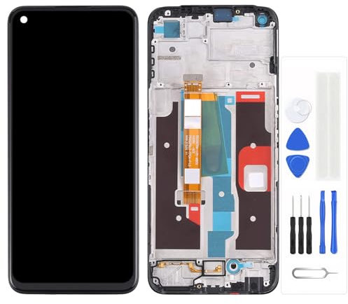 genérico LCD Táctil para OPPO Realme 8i RMX3151 Reparación y Sustitución de Pantalla táctil LCD Asamblea (Negro con Marco)