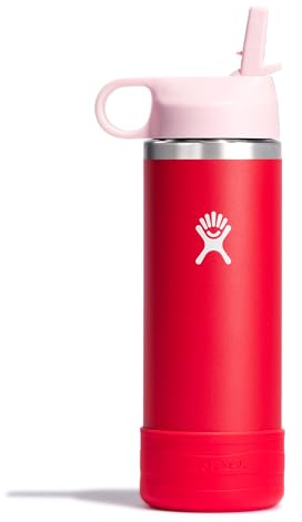 Hydro Flask 510.3 g Kids Wide Mouth Straw Cap and Boot Goji