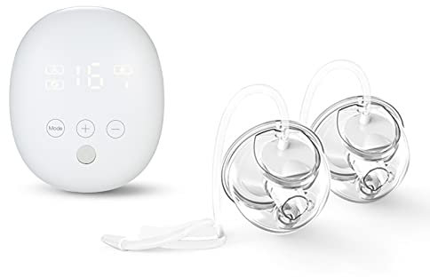 Sunydog S4DW Milchpumpe Elektrisch,Doppelt Milchpumpe Elektrisch Tragbar Freihändig 16 Stufen 3 Modi mit LED Display, Ultra Silent,Ultra Light,für Reisen nach Hause