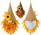 Autumn Wreath for Front Door Artificial Fall Gnome Wreath with Maple Leaf Flowers Gnome Wreath Autumn Door Wreath Decorations for Halloween Harvest Indoor Wall Decor