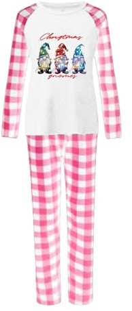 Ensemble de pyjama de vacances familial à manches courtes pour parent enfant femme mère costume de Noël chaud imprimé à carreaux vêtements de maison pyjama assorti pour la famille et les animaux