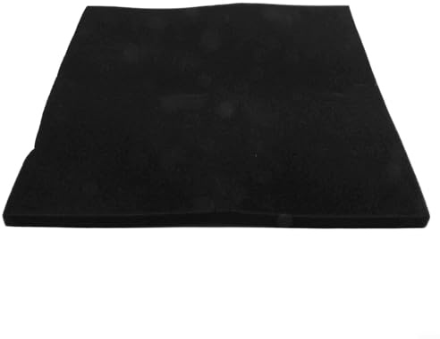 Aquarium-Schwamm-Filtermedien, 50 x 50 x 2 cm, schwarzes Schaumstoff-Pad für Aquarien, biochemisches System, Süßwasser-kompatibel, 15–40 PPI, wiederverwendbar, zuschneidbar (PPI-40 – fein)