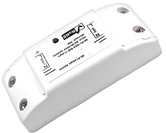 HOMSFOU Conector Wifi Inteligente Inalámbrico para Sistema de Modificación Control de Iluminación Temporizador 1