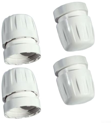 Lot de 4 bouchons de réglage M30 x 1,5 pour connecter au collecteur de chauffage au sol et aux vannes de radiateur (A)