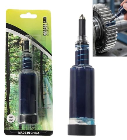 Manual Pistol Grease Gun with Grease Cartridge for Chainsaw Sprocket Nose & Guide Bar,Grease Gun Kit,Grease Gun for Grease Fittings,Chainsaw Bar Grease Oil Injector Tool,Syringe for Grease Maintenance