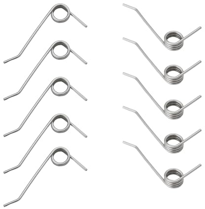 Newyuan 20Pcs Lawn Scarifier Springs Stainless Steel Replacement for Wolf-Garten VS302E VA303E, 1.6mm Wire Diameter 10 Left 10 Right