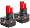 Waitley - Lot de 2 batteries de rechange 12 V 9 Ah compatibles avec les outils électriques Milwaukee 12 V