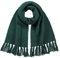 Barts SCHAL HALSWÄRMER STRICKSCHAL GRÜN FRANSEN TOPAZ GROBSTRICK WARM 3574013 - Topaz (one-size)
