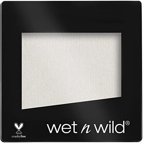 Wet n Wild - Color Icon Eyeshadow Single - Ombretto Singolo Makeup Bianco Zucchero - Alta Pigmentazione, Formula a Lunga Tenuta, Colori Densi - Vegan - Sugar