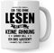 Pagma Druck Lesen Tasse lustig, Geschenke für Leseratten, Bücher Hobby Bücherwurm Becher, Buch Geschenkidee Leser Leserin Kaffeebecher, Literatur Buchliebhaber Kaffeetasse