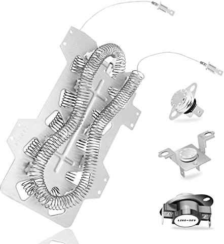 Pulluty - Calentador para secadora (DC47-00019A) para Samsung, fusible térmico (DC96-00887A) y (DC47-00016A), termostato (DC47-00018A) Kit de reparación de secadoras