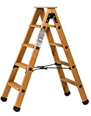 Centaure - Escabeau double accès bois 2x4 marches + tablette