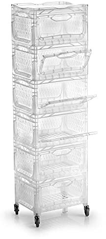 Karton Lagerkasten 400x300x1365 mm Transparent Karton Regalsystem Aufbewahrungsbox Behälter Box Kiste Kasten Kisten Mehrere Count Wohnen